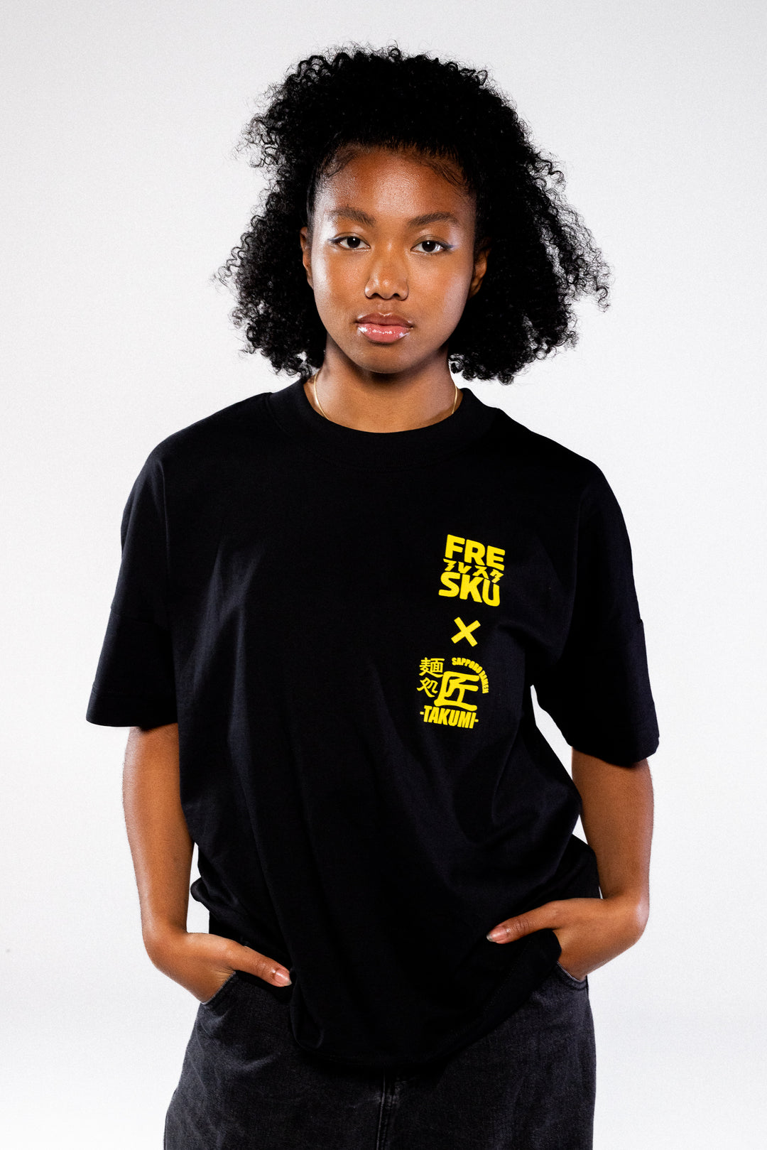 Fresku x Takumi Black Yellow T-shirt – Takumi Collection