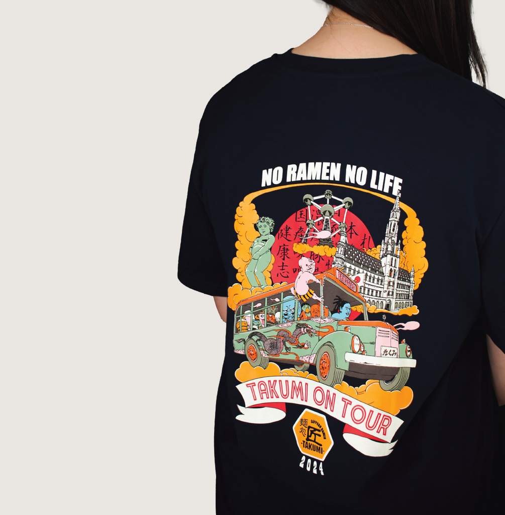 T-shirt Takumi on Tour 'Brussel' – Takumi Collection